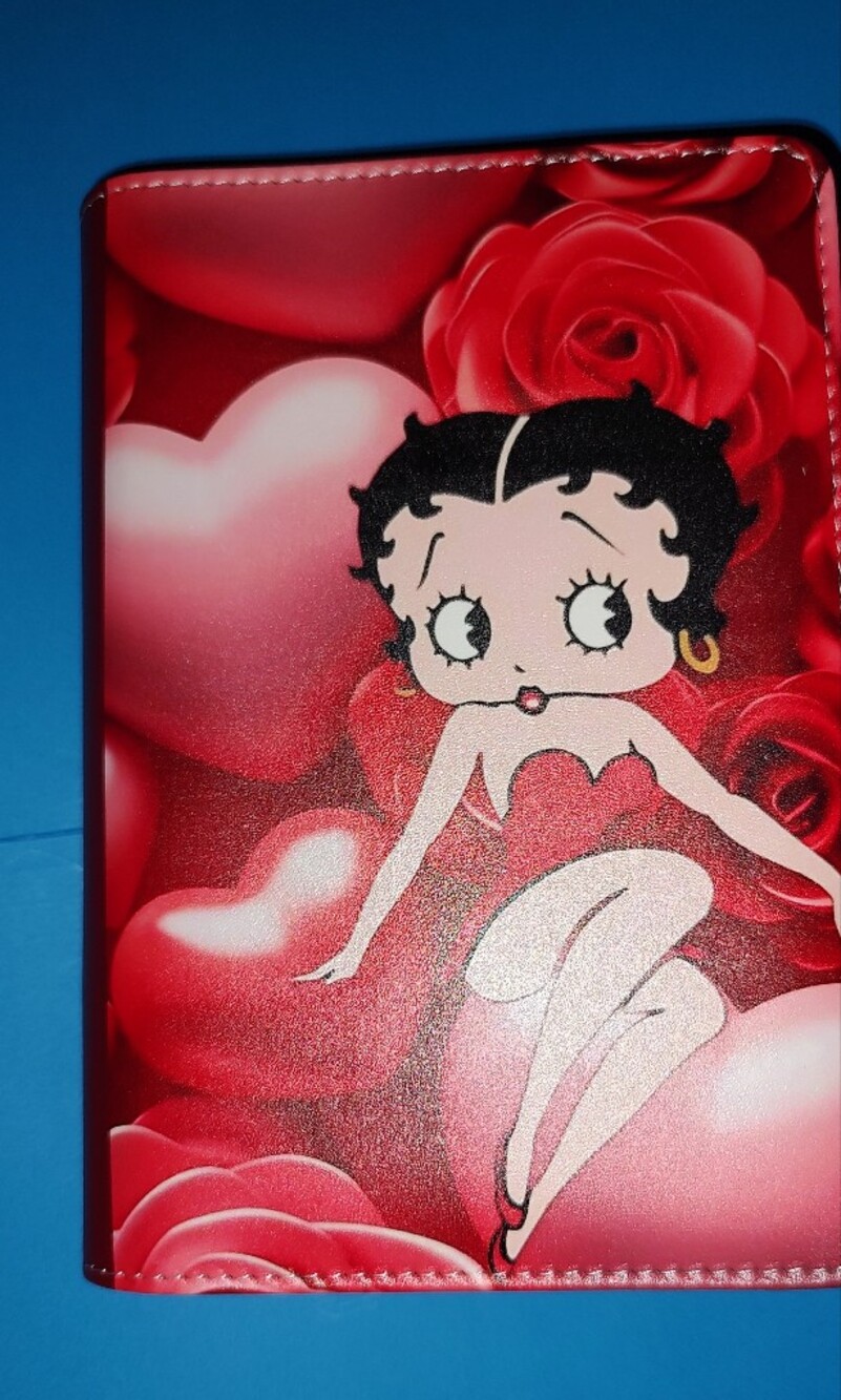 Betty Boop Red Graphic A6 Binder Notebook